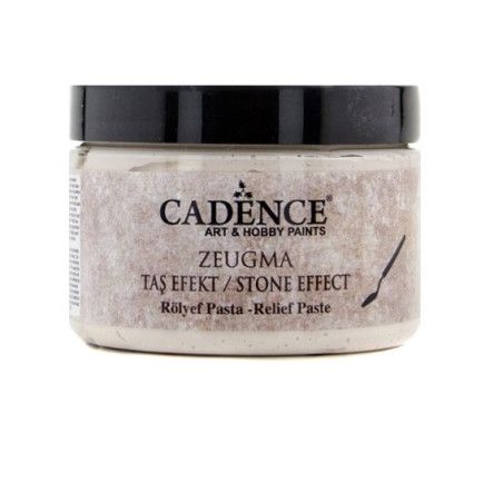 Pasta de relieve ZEUGMA SATYROS. Efecto Piedra. 150 ml ZE102 de Cadence. Todo Cadence en L'aura Bella tu tienda online