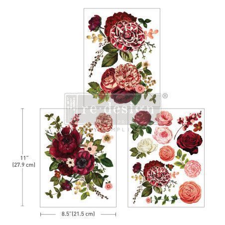 REDESIGN MIDDY DECOR TRANSFERS® Burgundy Love 665906. Los mejores productos en L'aura Bella tu tienda online