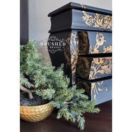 Elegant Scrolls. Sello acrilico DÉCOR STAMPS®. REDESIGN 649906. Los mejores productos en L'aura Bella tu tienda online