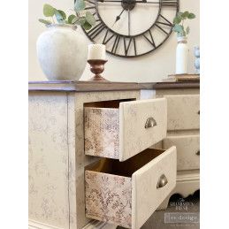 Elegant Scrolls. Sello acrilico DÉCOR STAMPS®. REDESIGN 649906. Los mejores productos en L'aura Bella tu tienda online