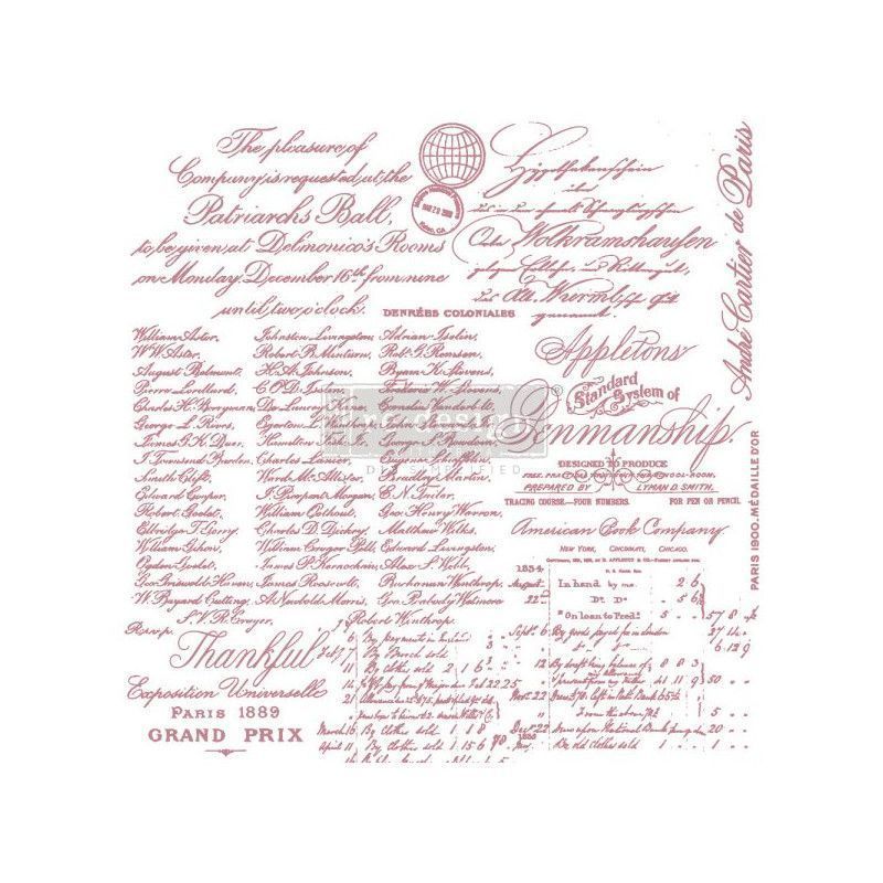 Handwritten Note. Sello acrilico DÉCOR STAMPS®. REDESIGN 649647. Los mejores productos en L'aura Bella tu tienda online