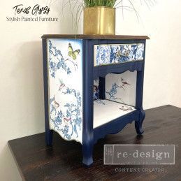 Distressed Floral Prints. Sello acrilico DÉCOR STAMPS®. REDESIGN 652661. Los mejores productos en L'aura Bella tu tienda online