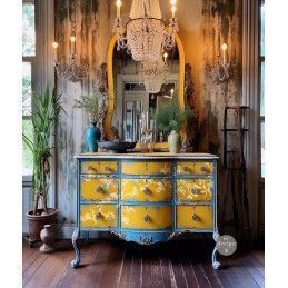 Distressed Floral Prints. Sello acrilico DÉCOR STAMPS®. REDESIGN 652661. Los mejores productos en L'aura Bella tu tienda online