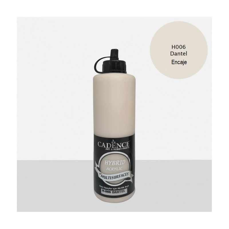 Pintura multisuperficie Hybrid Dantel, Encaje,  H006. 500ml Cadence. Los mejores productos en L'aura Bella, tu tienda online.