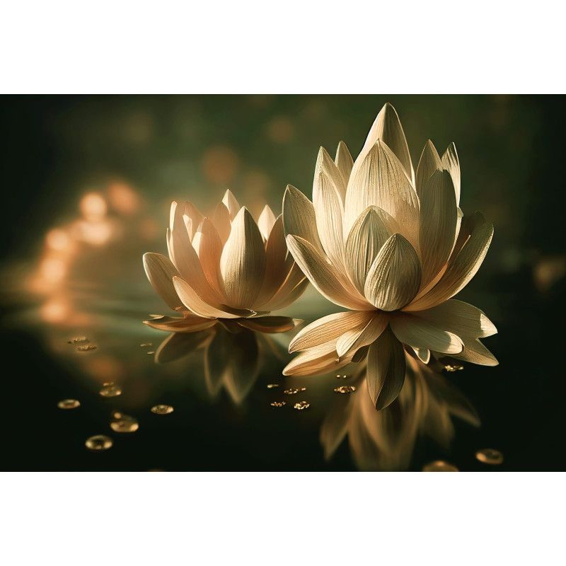 Water Lilly. Papel Decoupage Mint by Michelle. A1. Los mejores productos en L'aura Bella, tu tienda online