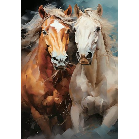 Majestic Horses. Papel Decoupage Mint by Michelle. A3. Los mejores productos en L'aura Bella, tu tienda online