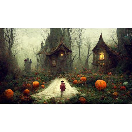 Haunted House 1. Papel Decoupage Mint by Michelle. A3. Los mejores productos en L'aura Bella, tu tienda online