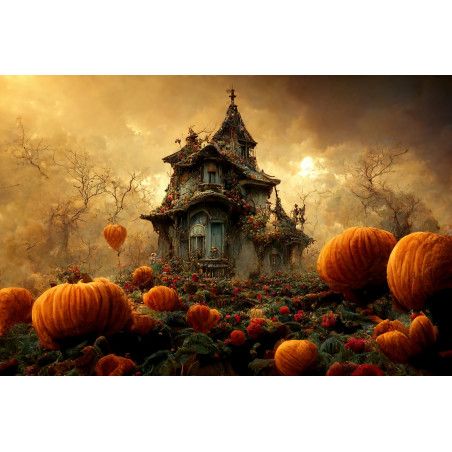 Haunted House 2. Papel Decoupage Mint by Michelle. A3. Los mejores productos en L'aura Bella, tu tienda online