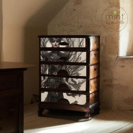 Black Widow. Papel Decoupage Mint by Michelle. A3. Los mejores productos en L'aura Bella, tu tienda online