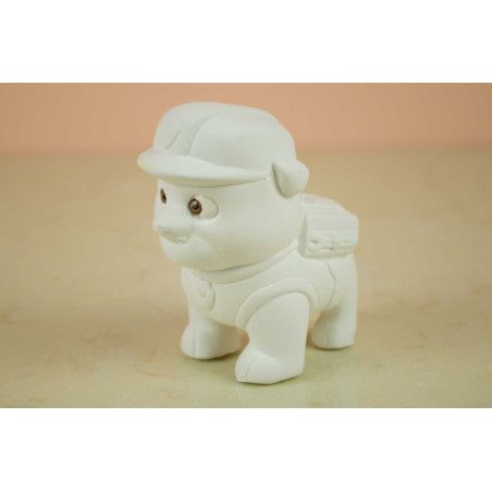 1723 Rubble, perrito de la patrulla canina, figura de escayola 9.5cm. Los mejores productos en L'aura Bella tu tienda online