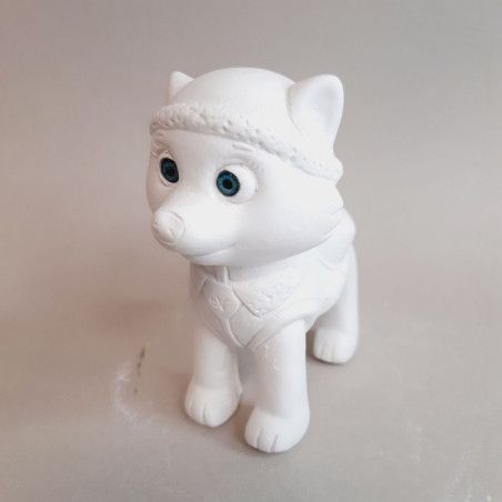 Everest, perra patrulla canina. Figura de escayola para pintar. Los mejores productos en L'aura Bella tu tienda online