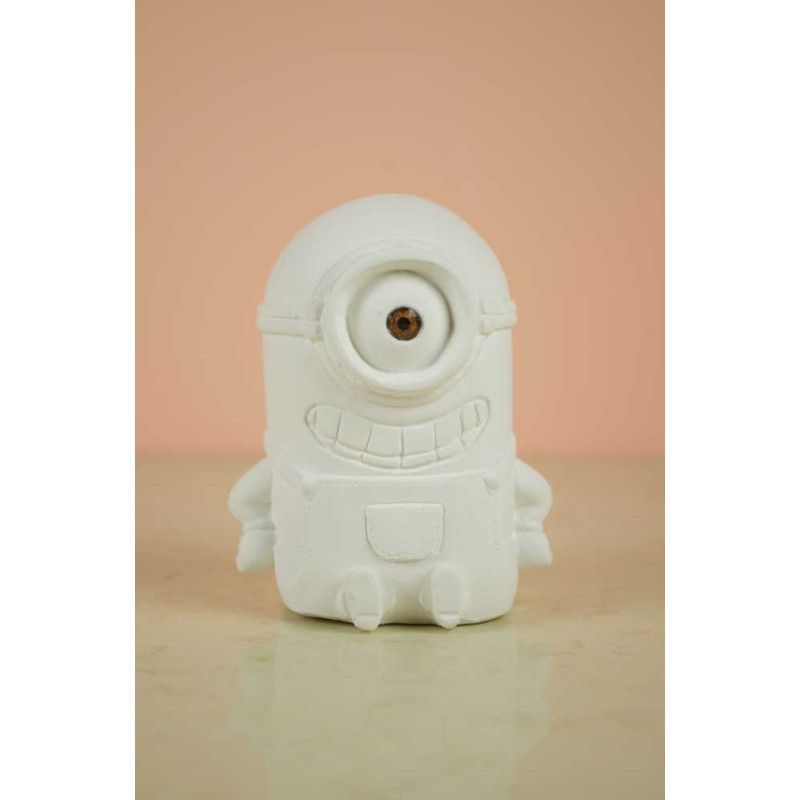 Minion Stuart. Figura de escayola para pintar. Los mejores productos en L'aura Bella tu tienda online