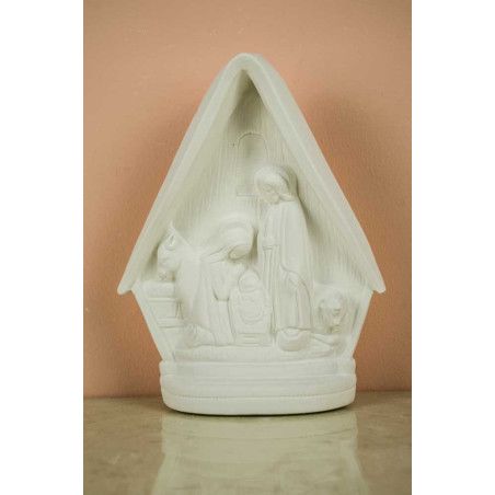 Nacimiento en portal. Figura de escayola para pintar. Los mejores productos en L'aura Bella tu tienda online