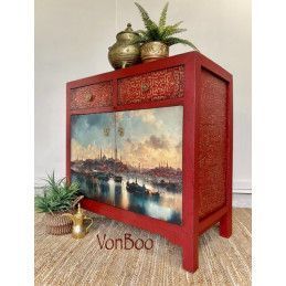 Istanbul, Estambul. Papel Decoupage Mint by Michelle. A1. Los mejores productos en L'aura Bella, tu tienda online