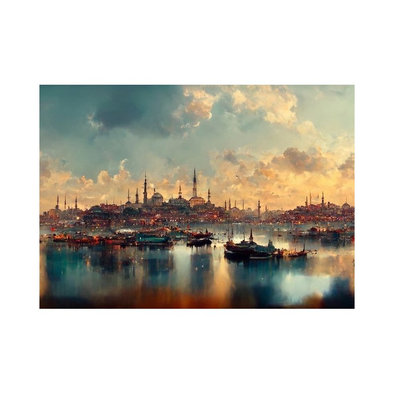 Istanbul, Estambul. Papel Decoupage Mint by Michelle. A1. Los mejores productos en L'aura Bella, tu tienda online
