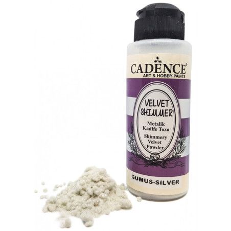 Velvet Powder Shimmer, Plata Brillante. Cadence. Los mejores productos en L'aura Bella tu tienda online