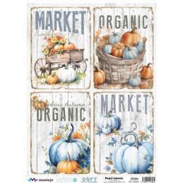 Calabazas en carteles. SPA5405. papel soft japonés. Montejo. Los mejores productos en L'aura Bella, tu tienda online