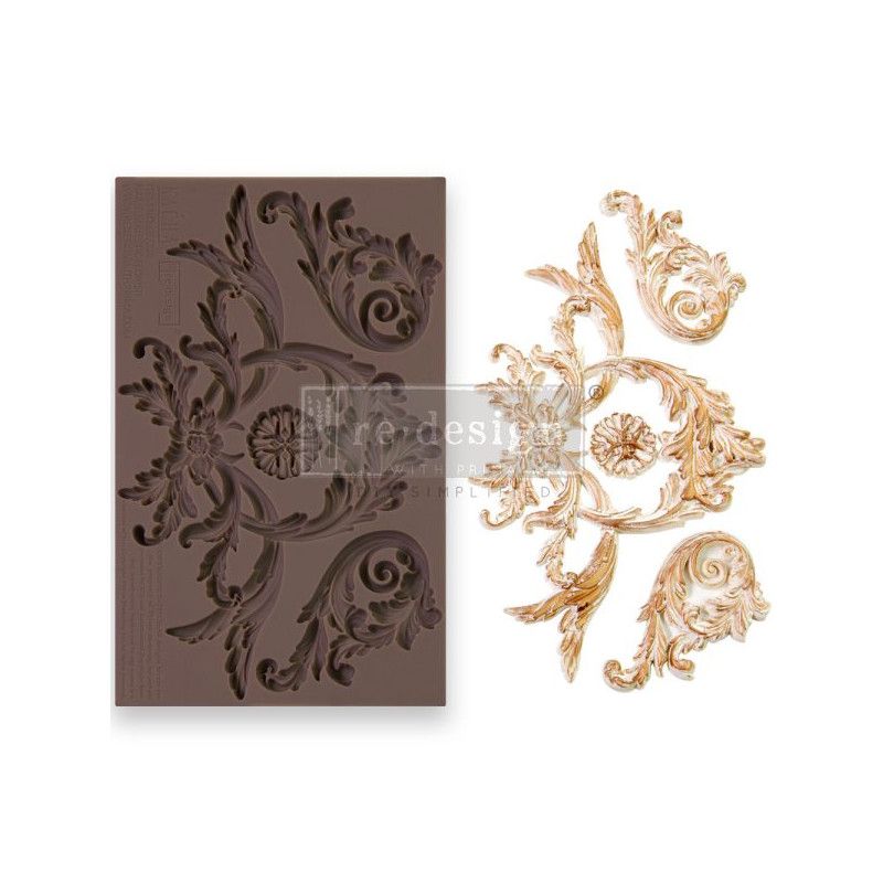 Molde Majestic Flourish. 667238.  KACHA REDESIGN DECOR MOULDS®. Los mejores productos en L'aura Bella tu tienda online