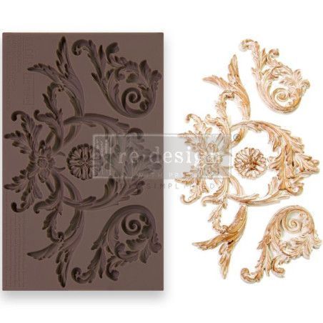 Molde Majestic Flourish. 667238.  KACHA REDESIGN DECOR MOULDS®. Los mejores productos en L'aura Bella tu tienda online