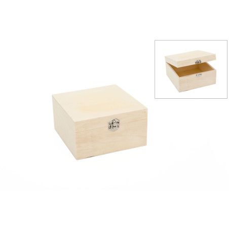 Caja de madera con cierre. 87762. Los mejores productos en L'aura Bella, tu tienda online.