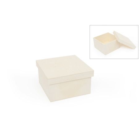 Caja de madera con tapa. 87867. Los mejores productos en L'aura Bella, tu tienda online.
