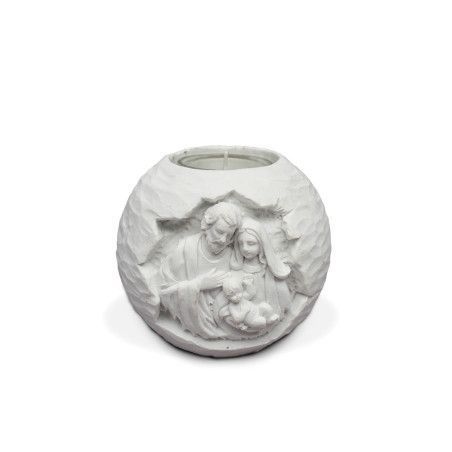 Belén, portavelas de escayola para pintar. Los mejores productos en L'aura Bella, tu tienda online