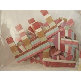 Alfabeto decorado. Rosa o...