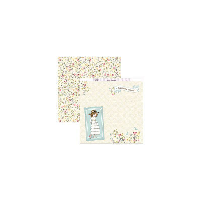 Papel Scrapbooking Comunión niña. SCP-143 Dayka. Los mejores productos en L'aurabella, tu tienda online