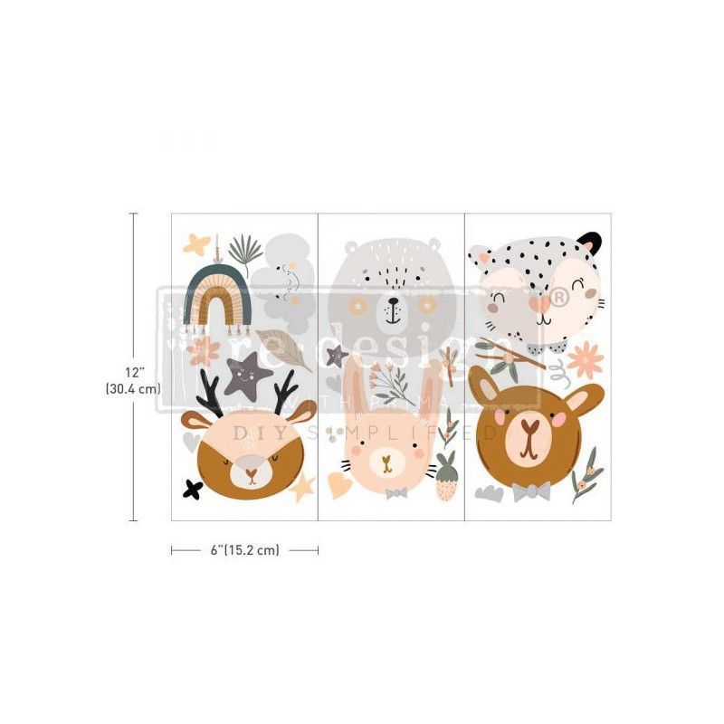 REDESIGN DECOR TRANSFERS® Boho Critter 655990. Los mejores productos de Redesign en L'aura Bella tu tienda online