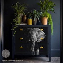 Shadows of Wisdom. A1 Decoupage Fiber Paper Redesign 669089. Los mejores productos en L'aura Bella tu tienda online