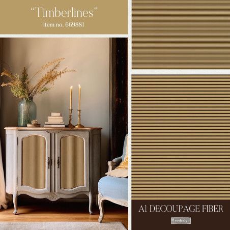 Timberlines. A1 Decoupage Fiber Paper Redesign 669881. Los mejores productos en L'aura Bella tu tienda online
