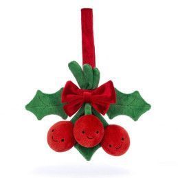 Amuseable Holly, Acebo Feliz, peluche Jellycat. A6HOL. Lo mejor de Jellycat en L'aura Bella, tu tienda favorita