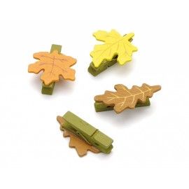 Hojas con pinzas. 9 pcs.