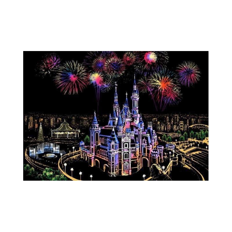 Kit Arte para Rascar: Castillo de los Sueños. SP1001. Los mejores productos en L'aura Bella, tu tienda online.