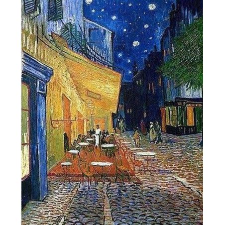 Kit Diamond Painting, Terraza de Café, Van Gogh. DP-390. Los mejores productos en L'aura Bella tu tienda online