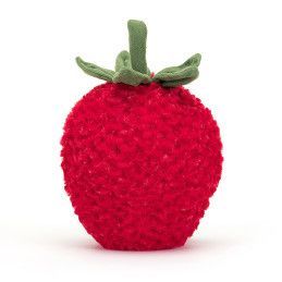 Amuseable Strawberry, Fresa Feliz. A2STR Peluche Jellycat. Los mejores productos en L'aura Bella tu tienda online