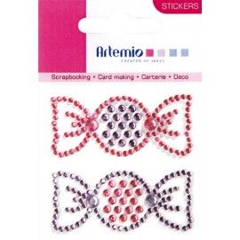 Pegatina caramelos brillantes