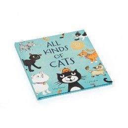 All Kinds of Cats, libro en inglés. 25 Aniversario. BK4CATS. Jellycat. Los mejores productos en L'aura Bella tu tienda online