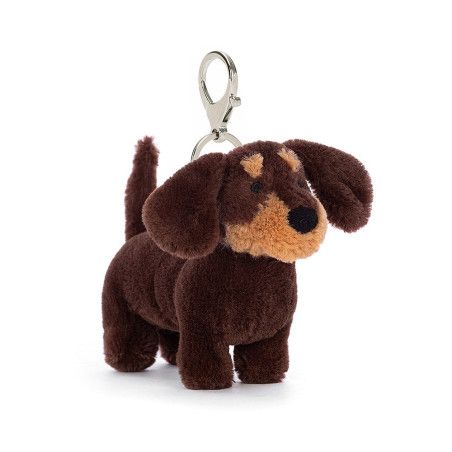Otto Perro Salchicha Bag Charm. Peluche Jellycat OT4BCSDN. Los mejores productos en L'aura Bella tu tienda on line