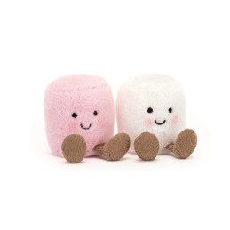 Amuseable Pink and White Marshmallows. A6MPW. Peluche Jellycat. Los mejores productos en L'aura Bella tu tienda online