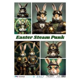 Easter Steam Punk. SPA5614. papel soft japonés. Montejo. Los mejores productos en L'aura Bella, tu tienda online