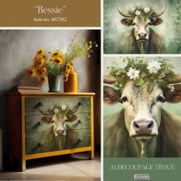 Bessie. A1 Decoupage Fiber Paper Redesign 667382. Los mejores productos en L'aura Bella tu tienda online