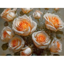 Roses on High. Papel Decoupage Mint by Michelle. A1. Los mejores productos en L'aura Bella, tu tienda online