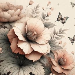 Peach Petals. Papel Decoupage Mint by Michelle. A3. Los mejores productos en L'aura Bella, tu tienda online