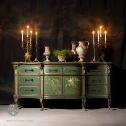 REDESIGN DECOR TRANSFERS® Foliage Finesse. Gold Foil by KACHA 669775. Los mejores productos  en L'aura Bella tu tienda online