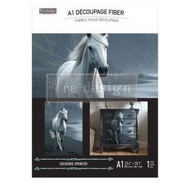 Seashore Sprinter. A1 Decoupage Fiber Paper Redesign 672614. Los mejores productos en L'aura Bella tu tienda online