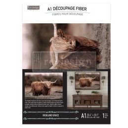 Highland Grace. A1 Decoupage Fiber Paper Redesign 672898. Los mejores productos en L'aura Bella tu tienda online