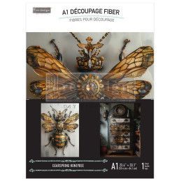 Gearspring honeybee. A1 Decoupage Fiber Paper Redesign 673093. Los mejores productos en L'aura Bella tu tienda online
