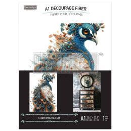 Steamwing Majesty. A1 Decoupage Fiber Paper Redesign 673178. Los mejores productos en L'aura Bella tu tienda online