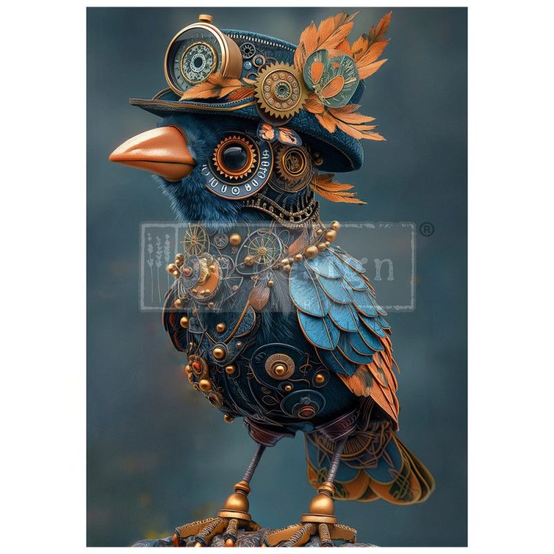 Azure Aviator. A1 Decoupage Fiber Paper Redesign 673208. Los mejores productos en L'aura Bella tu tienda online